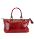 East West Croc Effect Shoulder Bag, &pound;150, Handbags, Red, Leather, Back view
